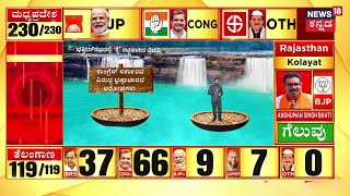 4 States Election Result |ಕೈ ಹಿಡಿದ Telangana.. ಕೈ ಬಿಟ್ಟಿದ್ದೇಕೆ ರಾಜಸ್ಥಾನ..? | Telangana