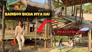 Finally Bamboo Bicha Diya Hai || Transforming Our Old Home into a Villa