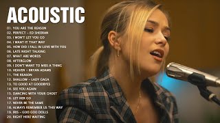 Acoustic 2023 - Best English Acoustic Songs Of All Time - Popular Love Songs Acoustic Cover