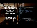 Responsive Navbar Tutorial | React Js