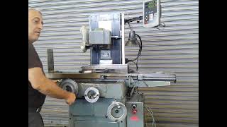 Reid 618HR Ball Roller Hand Feed Surface Grinder with Newall DRO; www.americanmachinery.com