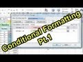 Excel 2010 Tutorial For Beginners #8 - Conditional Formatting Pt.1 (Microsoft Excel)