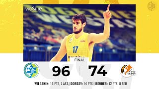 Highlights: Maccabi Playtika Tel Aviv - Nes Ziona 96:74