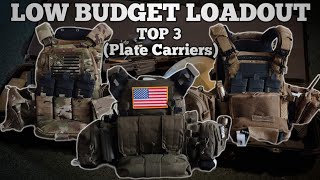 LOW BUDGET LOADOUT |Top 3 Plate Carriers|