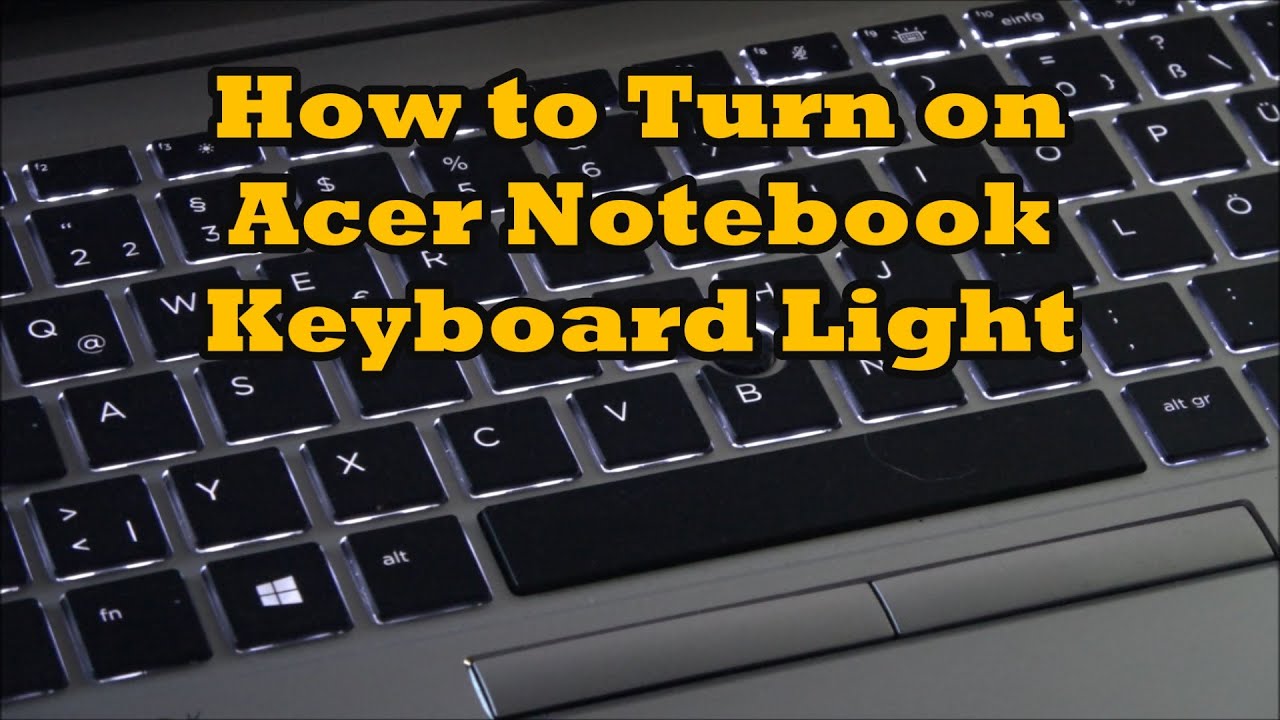 Keyboard Lighting Fixtures