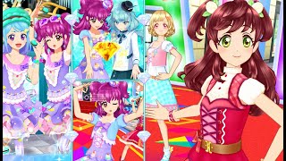 アイカツオンパレード！三ノ輪ヒカリで「学園アイドルファンゲットイベント」6cm上の景色・むずかしい(ラベンダーマカロンコーデ)