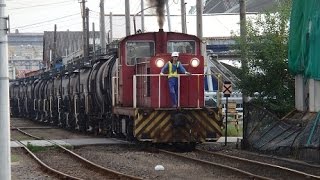 太平洋セメント専用線DD511牽引貨物列車(旧)四日市港駅発車 Taiheiyo Cement Freight Train