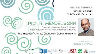 Online seminar | The Impact of Climate Change on GDP and Growth by Prof. Robert Mendelsohn
