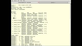 Quick introduction to object files with objdump