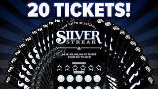 Silver Streak Scratch Off Showdown: 20 Chances to Win Big!