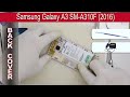 How to replace 🔧 the back cover 📱 Samsung Galaxy A3 SM-A310 (2016)