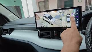 360° Camera with 12 inch Harman Infotainment System Install in #Tata #Punch Base Model