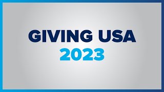 Giving USA 2023