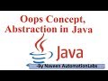 Abstraction In Java (OOP Concept) - Interface v/s Abstract Class