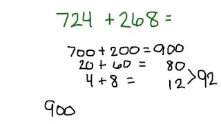 3rd Grade: Addition Using Decomposing