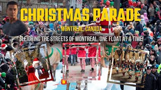 [4K] 🇨🇦 Montreal Santa Claus Parade 2024: A Magical Christmas Celebration!