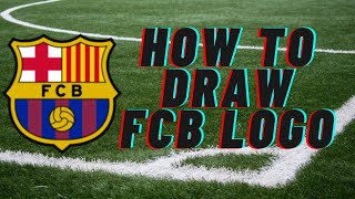 How to draw FC Barcelona Logo??|Football Logo