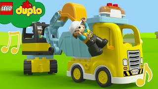 LEGO Trucks - Vehicles and Trucks Song | Duplo Nursery Rhymes | Cartoons and Kids Songs