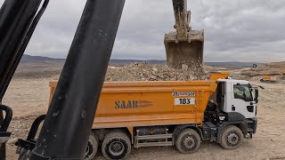 Hidromek Excavator Two-way truck loading