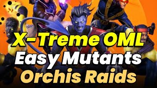 ORCHIS MUTANT RAIDS! SUPER EASY! X-TREME \u0026 LOGAN OMEGA RAID GUIDE | MARVEL Strike Force - MSF