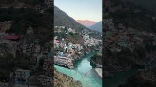 A beautiful scene of Devprayag Sangam #Uttarakhand # nature #sangam