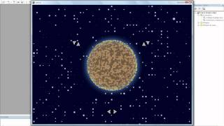 [ Visual Basic 6 ] Tile-based (simulated 3D) planet (2012)
