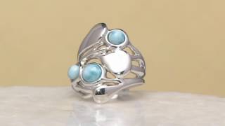 Hagit Sterling \u0026 Larimar Cabochon Ring on QVC