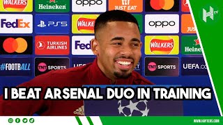 I don’t want to KILL Gabriel & Saliba’s CONFIDENCE! Jesus GREAT on facing Arsenal duo in training