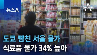 도쿄 뺨친 서울 물가…식료품 물가 34% 높아 | 뉴스A