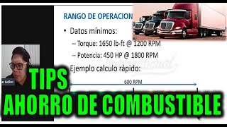 ECONOMISAR COMBUSTIBLE EN OPERACIÓN DE CAMIONES. CURSO INTERNATIONAL