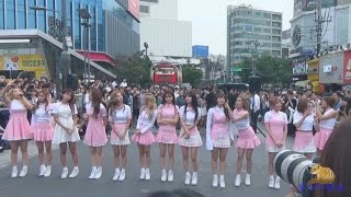 160910 우주소녀 신촌 게릴라공연 엔딩 풀캠