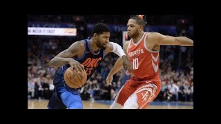 Houston Rockets vs OKC Thunder Full Game Highlights | 12/25/2018 NBA Season