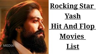 Rocking Star Yash Hit And Flop Movies List 2020 | Yash All Movies List