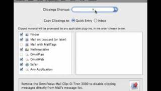 OmniFocus Clippings Shortcut Bug