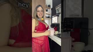 MILF MAKING SEXY COFFEE! #shortsfeed #hotmom