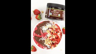 Try this #easy #smoothie Bowl with #chocolate Shell #shortrecipe