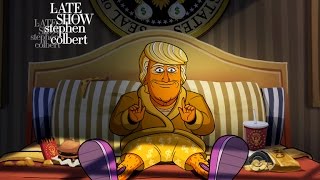 Cartoon Donald Trump Is Visited By Ghosts Of Presidents Past