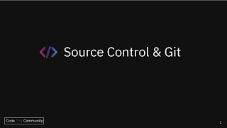 Intro to Source Control with Git - C4C Jumpstart Workshop 1.5