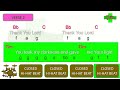 Thank You Lord by Don Moen (Lyrics, Chords, and Beat) Play Along Video