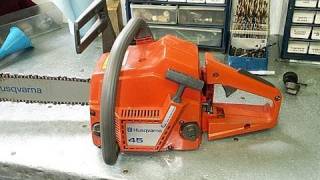 Husqvarna 45 Chainsaw Compression Test
