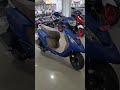 2023 tvs scooty zest 110 matte blue shorts