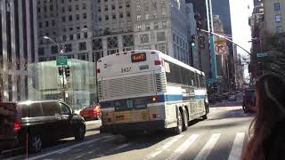 MTA Bus Company 2006 MCI D4500CL #3437 On The BxM7 @ 5th Avenue \u0026 59th Street (Central Park South)