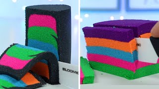 Super Satisfying and Relaxing Kinetic Sand Cutting ASMR Compilation Video!
