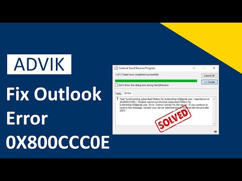 Как исправить ошибку Outlook 0X800CCC0E в Windows 10/11?