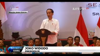 Presiden Jokowi Imbau Petani \u0026 Pengusaha Beras Gunakan Alat Modern