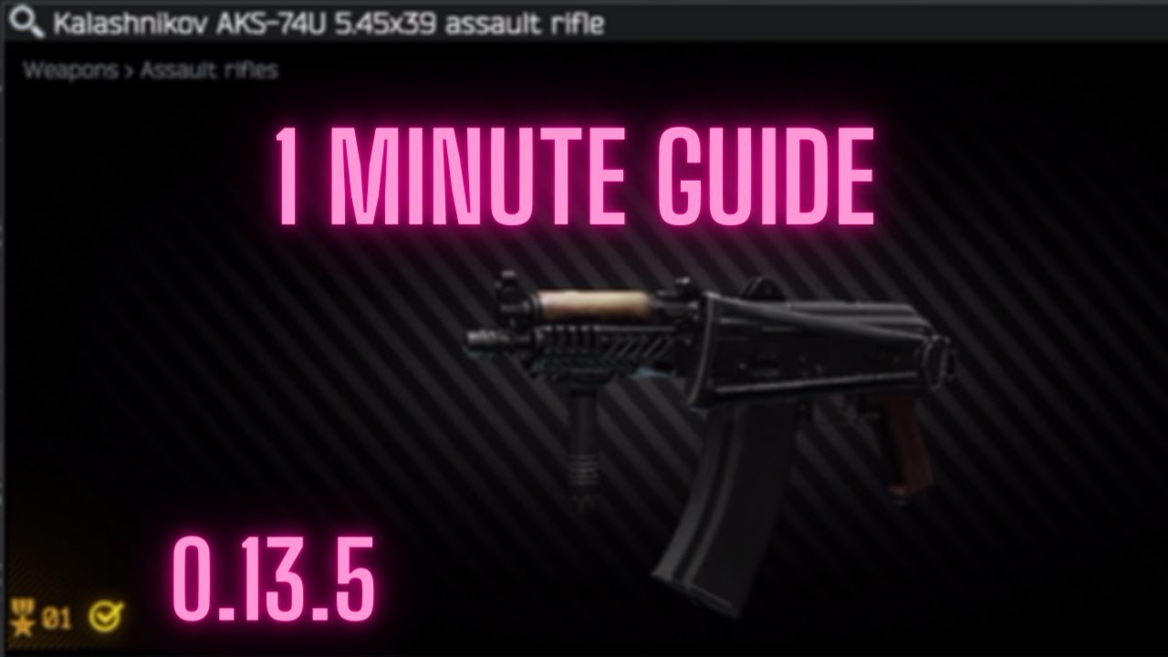 Gunsmith Part 2 Escape From Tarkov 0.13.5 Patch Build Fast Guide ...