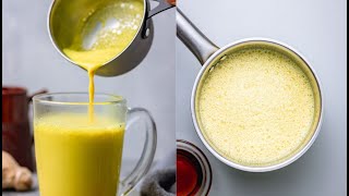 Turmeric Milk (for better sleep) | Golden Milk Recipe | anti-inflammatory drink