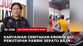 Pabrik Sepatu Legendaris Bata Tutup, Karyawan Kaget Diminta Stop Produksi | AKIS tvOne