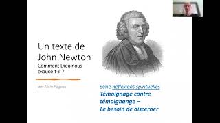 Série réflexions spirituelles - le témoignage de John Newton