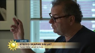 Steffos hitlåt "Handlar om att garva åt sig själv" - Nyhetsmorgon (TV4)